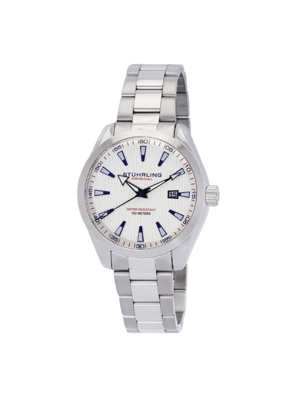NWT Stuhrling Original Symphony White Dial Men's Watch